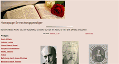 Desktop Screenshot of erweckungsprediger.de